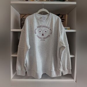 American Eagle AE Pickletini Rosa Long Sleeve Sweatshirt